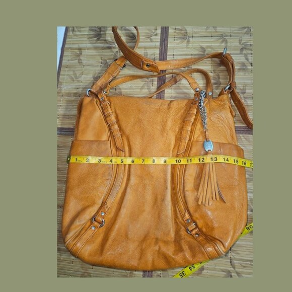 Shoulder/Crossbody/Handbag/Satchel/leather/vibrant color/bohemian - Picture 4 of 11